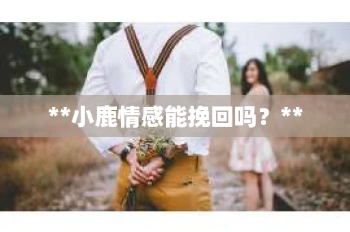**小鹿情感能挽回吗？**