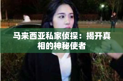 马来西亚私家侦探：揭开真相的神秘使者
