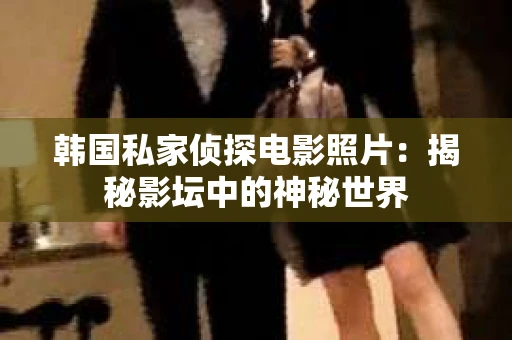 韩国私家侦探电影照片：揭秘影坛中的神秘世界