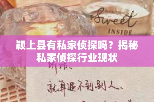 颖上县有私家侦探吗？揭秘私家侦探行业现状