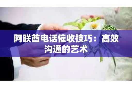 阿联酋电话催收技巧：高效沟通的艺术