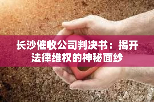 长沙催收公司判决书：揭开法律维权的神秘面纱