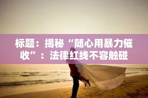 标题：揭秘“随心用暴力催收”：法律红线不容触碰