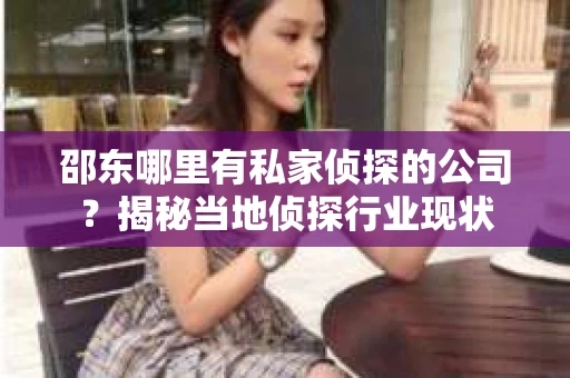 邵东哪里有私家侦探的公司？揭秘当地侦探行业现状