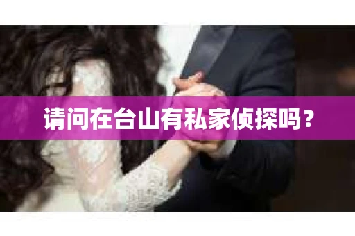 请问在台山有私家侦探吗？