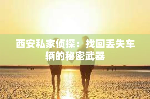 西安私家侦探：找回丢失车辆的秘密武器