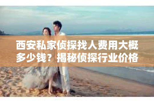 西安私家侦探找人费用大概多少钱？揭秘侦探行业价格之谜