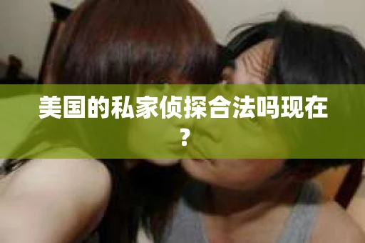 美国的私家侦探合法吗现在？
