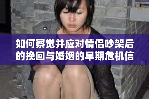 如何察觉并应对情侣吵架后的挽回与婚姻的早期危机信号？