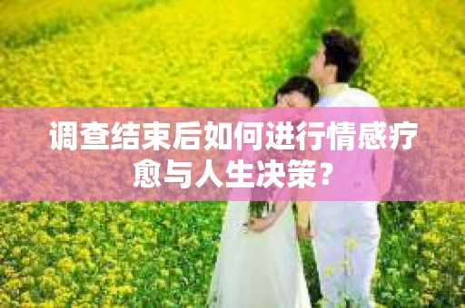 调查结束后如何进行情感疗愈与人生决策？