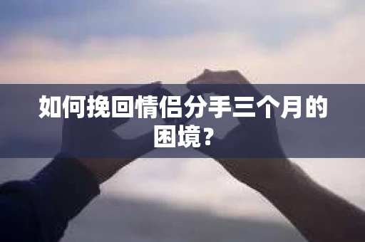 如何挽回情侣分手三个月的困境？